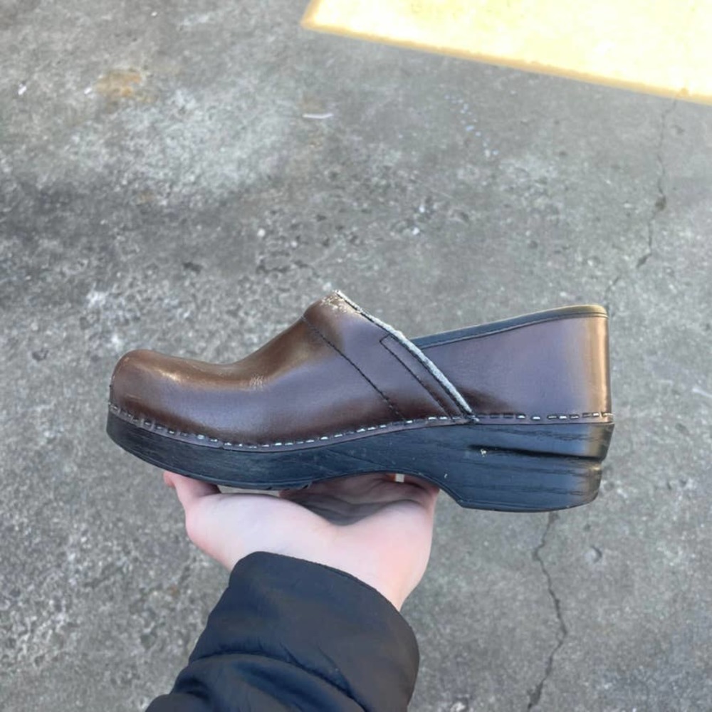 Dansko Brown Leather Shoes Women's 39